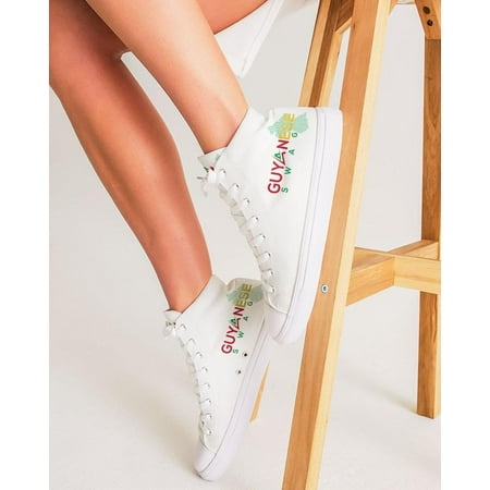 

Guyanese Swag Guyana Map Women s Hightop Canvas Sneakers