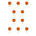 thumbnail image 1 of Wosthever Fuzzy Ball Llavero Flexible Cómodo Encantador Llaveros Adorable Práctico Llaveros Mujeres para Niños Adultos Ancianos Estudiantes Naranja 4cm Naranja 4cm 10piezas, 1 of 3
