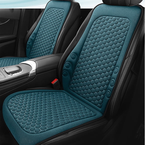 Cojín para asiento de coche con respaldo: malla transpirable y ventilada, soporte 3D para cadera y columna, rápida disipación del calor, apto para todas las estaciones, cojín refrescante para asien