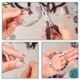 thumbnail image 5 of Kit de 1763 piezas para hacer joyas: herramienta de reparación con accesorios, alicates, accesorios y alambres para abalorios para adultos y principiantes., 5 of 5