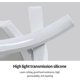 thumbnail image 5 of Aplique LED de pared para interiores, lámpara de pared moderna de 16 W, accesorio de iluminación acrílico para sala de estar, dormitorio, pasillo, escalera, 30 x 11,5 cm JAMW Sencillez, 5 of 5
