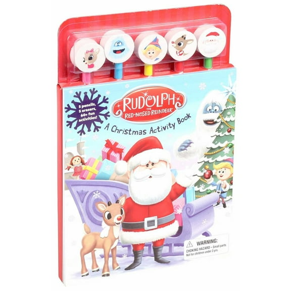 Rudolph the Red-Nosed Reindeer Pencil Toppers (Paperback)