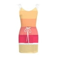 thumbnail image 3 of WILLBEST Vestidos Casuales para Mujer Fiesta Vestido de Playa sin Mangas de Verano para Mujer Vestido Casual con Bolsillos Estampados y Cordón Grande​​, 3 of 3