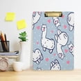 thumbnail image 6 of Coolnut Llama Acrylic Clipboard with Low Profile Gold Metal Clip Standard A4 Letter Size Decorative Clipboards for Office,Jobsite,Medical,School, 6 of 7