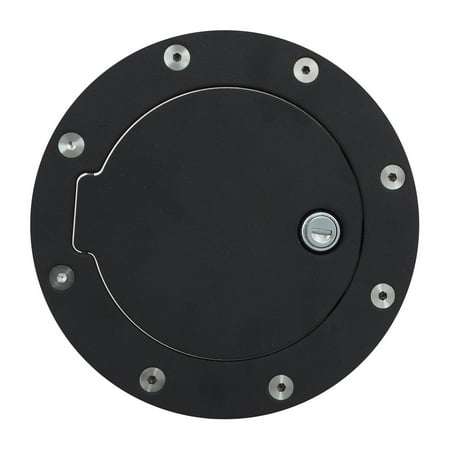 BBS-1212CK Billet Aluminum Fuel Door with Lock, gift door billet Aluminum fuel GD301P Black aluminum Billet Plated without BBS1222CK BBS1223CK.., By Bully