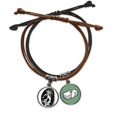 thumbnail image 1 of Resumen en el antiguo Egipto el faraon silueta Pulsera Cuerda Mano Cadena Cuero Dinero Pulsera Unbranded M, 1 of 2