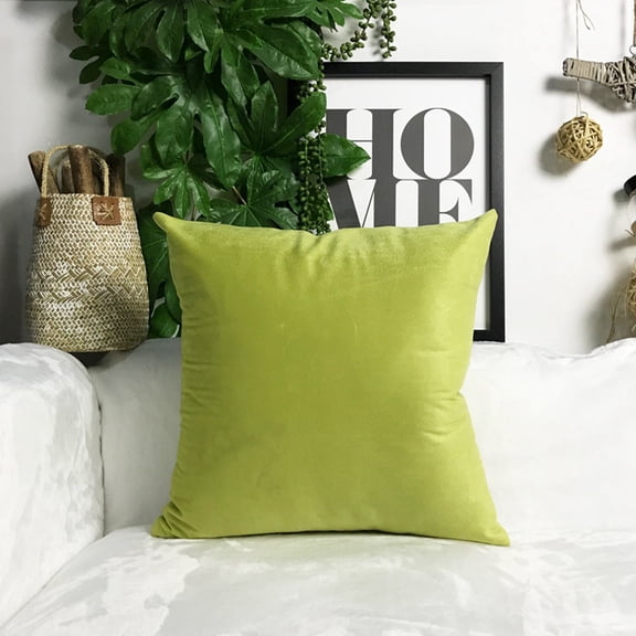 Throw Pillow Covers 18x18 Inch, Soft Plush Decorative Square Pillowcases, Farmhouse Holiday Cushion Covers for Couch Sofa Living Room Bedroom Outdoor Home Decor