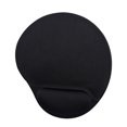 thumbnail image 1 of Alfombrilla de ratón con soporte para muñeca, alfombrilla ergonómica para ratón con reposamuñecas para aliviar el dolor, color negro, 1 of 6
