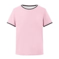 thumbnail image 3 of Gzbliryd Easter Day Shirts Happy Bunny Eggs Plaid Printed T-Shirt Girls Easter T Shirts for Boys Girls Tshirts Shirts for Girls Graphic (Pink,5-6 Years), 3 of 3