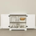 thumbnail image 4 of South Shore Harma 2-Door Storage Cabinet Kitchen and Dining Room Pure White, 4 of 12