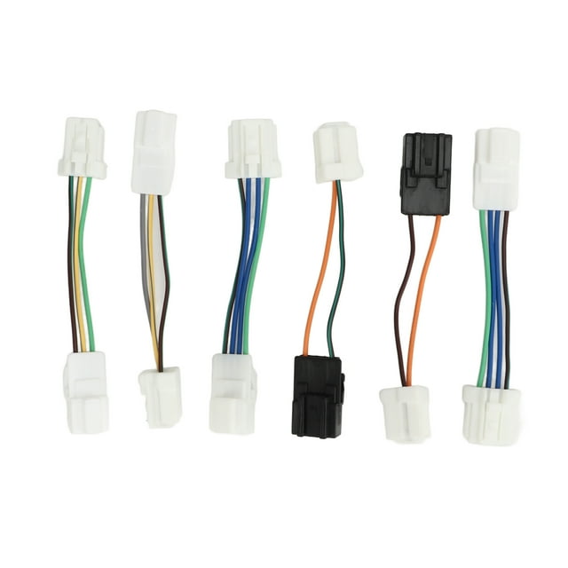 Arnés adaptador de luz Trasera Ticfox 6 Uds. Plug And Play para 240SX PnP S13 Kouki 1989-1993