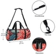 thumbnail image 5 of Coral Ultimate Sports Bag: Soccer, Weekender, Yoga, Shoe Bag - Size 17.7 Inches, Interior Zipper Pocket, Large Capacity, 5 of 6