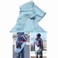 thumbnail image 3 of LNGOOR Hands-free Reversible Small Dog Cat Sling Carrier Bag Travel Tote Soft Comfortable Puppy Kitty Rabbit Double-sided Pouch Shoulder Carry Tote Handbag Blue, 3 of 5