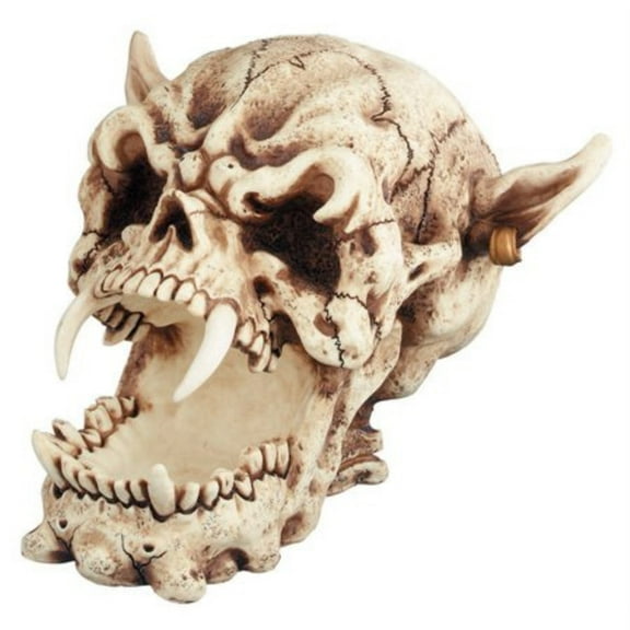 ytc demon skull - collectible figurine statue figure sculpture skeleton