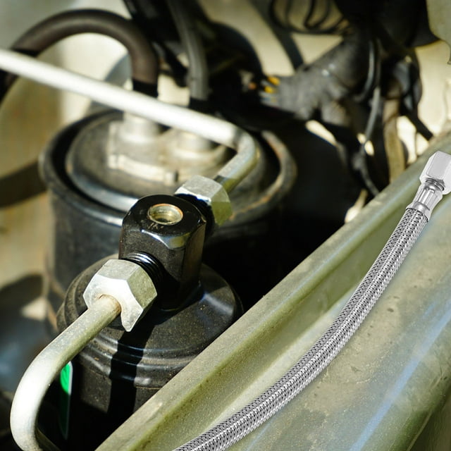 WHAMVOX Air Hose Assembly Air Compressor Hose Stainless Steel Efficient Air Flow For Industrial Use 1Pcs