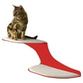 thumbnail image 2 of Refined Feline Cat Clouds Cat Shelf - Red Left Facing, 2 of 2