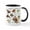 White/Black Inside, variant on CafePress - Octopus Of The World Mug - 11 oz Ceramic Mug - Novelty Coffee Tea Cup