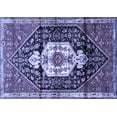 thumbnail image 1 of Ahgly Company Machine Washable Indoor Rectangle Persian Blue Traditional Area Rugs, 6' x 9', 1 of 4