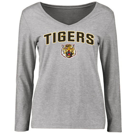 Women's Ash Grambling Tigers Proud Mascot Long Sleeve T-Shirt