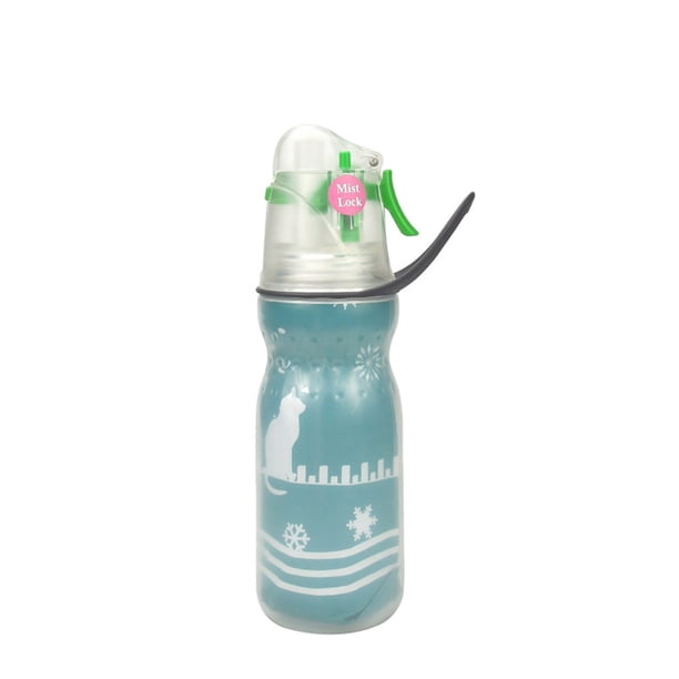 Clearance!Maojin 470ml 16.5fl Oz Ejercicio de verano,Agua potable Elimina el calor,Triple capa para mantener el frío,Taza de agua en aerosol,Taza de agua para deportes al aire libre