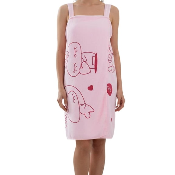 Polyester Fiber Printed Bathrobe for Women: Versatile, Anti-Exposure, Quick-Drying for Bathing, Swimming, and Travel