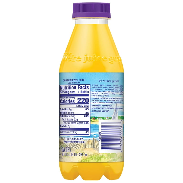 Nantucket Nectars Orange Mango 20% Juice, fl oz