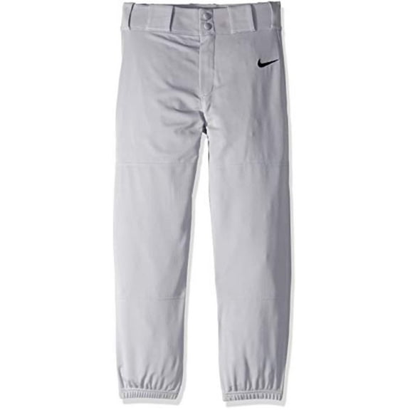 NIKE Boys Core Baseball Pants Wolf Grey Black Small