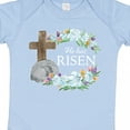 thumbnail image 4 of Inktastic Easter He Has Risen with Cross and Flowers Boys or Girls Baby Bodysuit, 4 of 5
