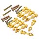 thumbnail image 1 of WEUVEB 10Ud Accesorios Para Muebles En Zinc Dorado Duradero Post End Cap Para Barandillas Interiores, 1 of 7