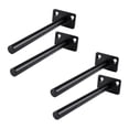 thumbnail image 1 of Soporte para Estante Flotante Oculto ANGGREK Hierro Negro 2 Agujeros para Cocina, 1 of 8