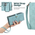 thumbnail image 5 of for Samsung Galaxy S23 Plus Wallet Case with Card Holder & Detachable Magnetic Phone Case for Galaxy S23 + 6.6 in PU Leather Phone Case Wallet (Dream Blue), 5 of 14