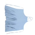thumbnail image 2 of Delantal de lino azul con estampados florales para mujer, ideal para repostería, tareas del hogar o floristería, 2 of 8