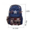 thumbnail image 2 of Falcon Backpack - Avengers: Endgame Captain America Double- Travel Backpack, 2 of 3