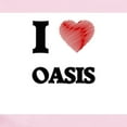 thumbnail image 2 of CafePress - I Love Oasis Body Suit - Baby Light Bodysuit, Size Newborn - 24 Months, 2 of 4