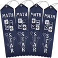 thumbnail image 2 of Ribbons Now Math Star Ribbons - 100 Bleu Marine Ribbons avec Carte & Ficelle, 2 of 4