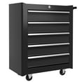 thumbnail image 1 of Chariot à Outils Roulant en Acier de 31 Pouces Armoire de Rangement Coffre Boîte à Outils avec 5 Tiroirs, 1 of 10