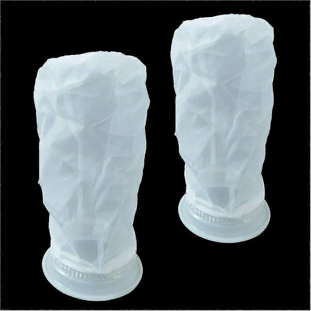Nylon IBC Filter 2pcs IBC Cover Rainwater Filter IBC Replacement Filter Washable IBC Tank Accessories 200 Fine Mesh for 1000 Liter IBC Rainwater Tank