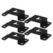 Milisten 5 Pieces Black Speaker Hanger Brackets Wall Mount Plates