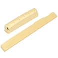 thumbnail image 1 of Guitar Nut and Saddle Set Metal Acoustic Brass 6 String Musical Instrument AccessoriesNut Match 72 Saddle, 1 of 14