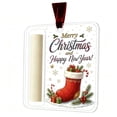 thumbnail image 2 of Dongrens Merry Christmas Money Holder Ornament, Clear Acrylic Cash Hanging Decorations for Holiday Gifting, 2 of 7