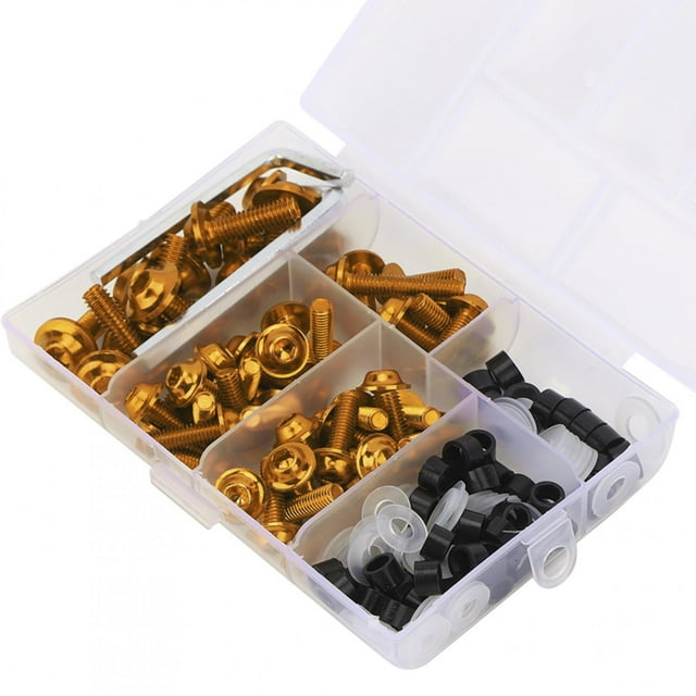 Fairing Kit Fairing Fasteners Motorcycle 158Pcs/Set Universal Fairing Gasket Wrench Kit Motorcycle Accessory