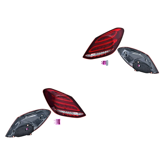 Par de Calaveras DEPO C250 2015 Mercedes-Benz Full Led