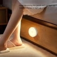 thumbnail image 3 of Motion Activated Night Light with Magnetic Base, Adhesive Auto On/Off LED Closet Light, Flame Retardant Stair Light for Hallway, Cabinet, Bedroom, Kitchen Safety Lighting. (White), 3 of 8