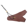 thumbnail image 2 of Archery Hand Guard Protector, 2 Finger Design Adjustable Shooting Hand Guard  For Longbows For Outdoor Brown, 2 of 8