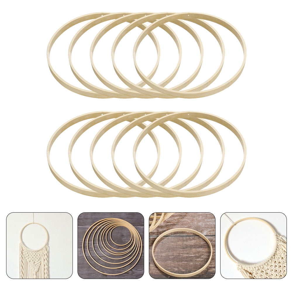 RENACLIPY Beige Hoop for Dream Catchers, Macrame Crafts, Projects and Home Decoration Accents
