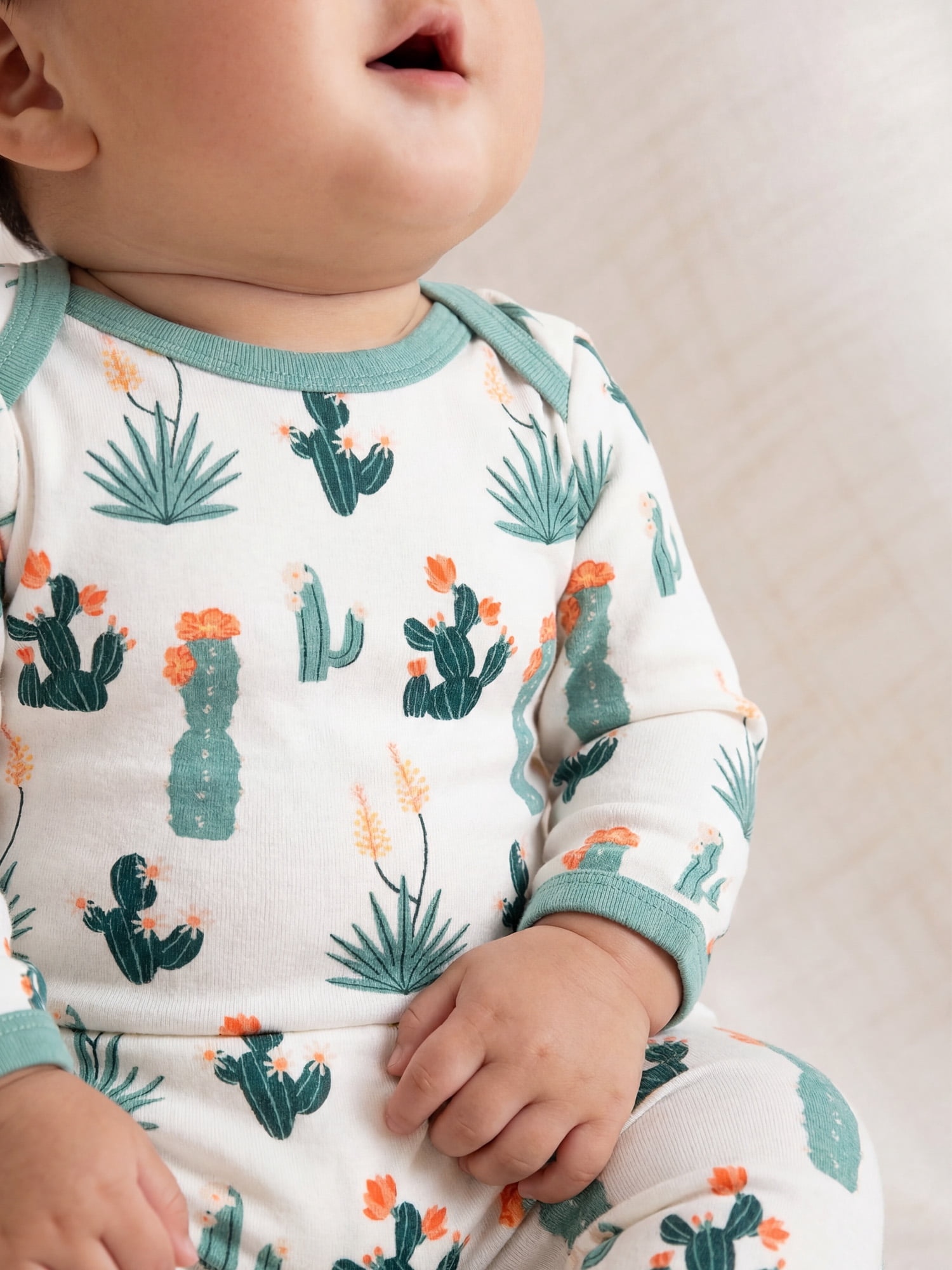 M+A by Monica + Andy Organic Cotton Gender Neutral First Moves Bodysuit + Groove Pant Set, Sizes Newborn -24 Months