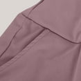 thumbnail image 6 of Women's High Waisted Wide Leg Yoga Pants Stretch Lounge Sweatpants Soft Casual Dress Pants with Pockets Watermelon Red, 6 of 7
