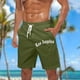 thumbnail image 1 of Ceisia Men's Spring Summer Fashion Print Gift Beach Shorts - Elastic Waist Multi-Pocket Casual Daily Pants, 1 of 5