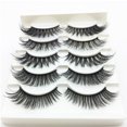 thumbnail image 1 of LTWEGO 10/5 pares 3D suave Faux Mink pestañas postizas pestañas naturales desordenadas entrecruzadas Wispy Fluffy pestañas extensión herramientas de maquillaje Tan Jianjun unisex, 1 of 2