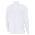 thumbnail image 3 of Men's Antigua  White Las Vegas Raiders Reprocess Quarter-Zip Top, 3 of 4